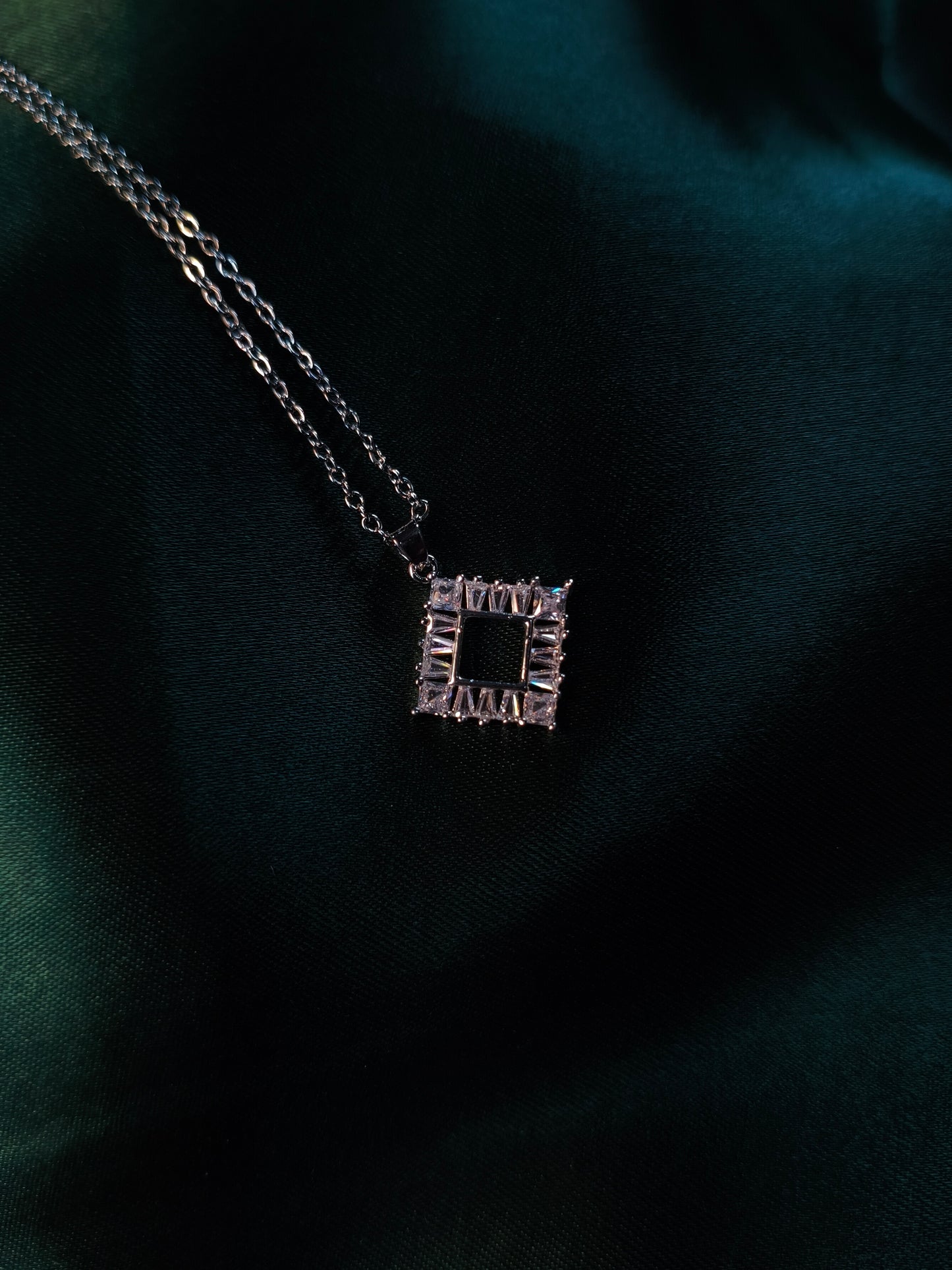 Square Crystals Pendant