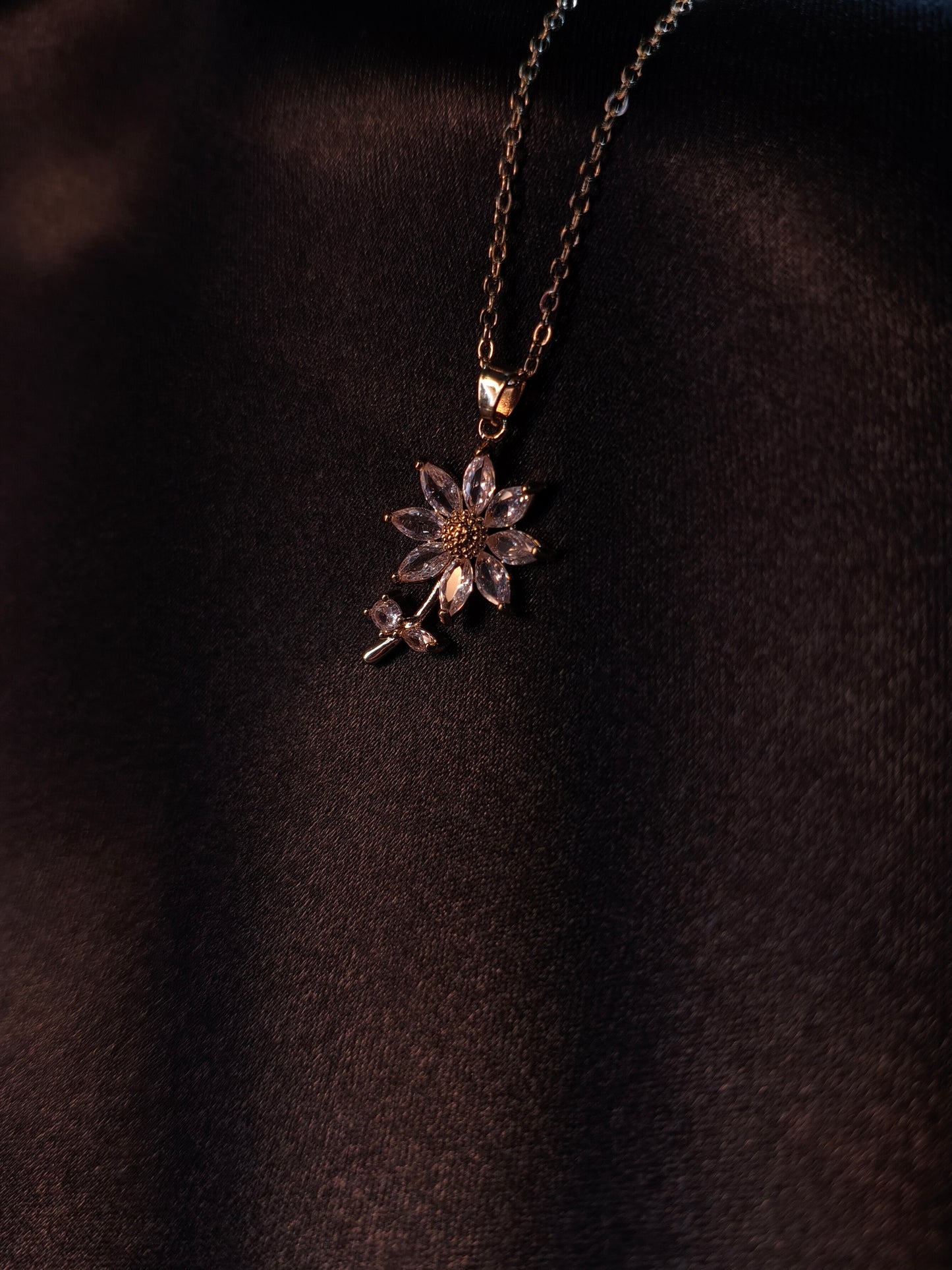Crystals Floral Bloom Pendant