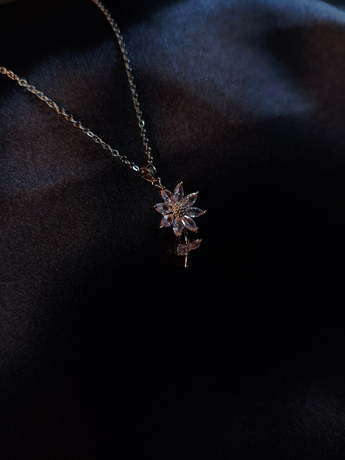 Crystals Floral Bloom Pendant