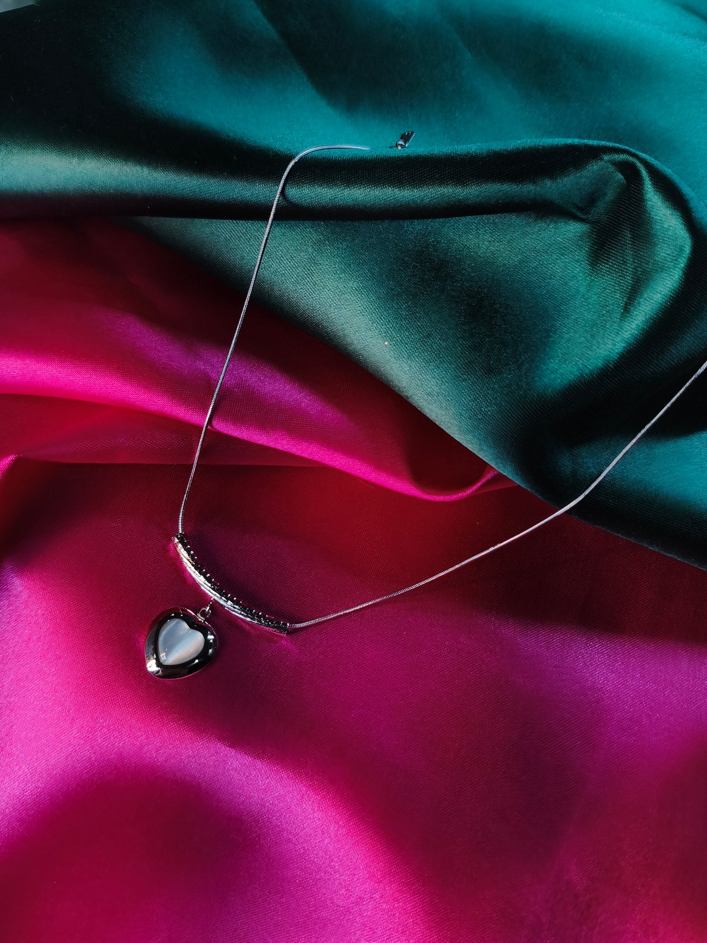 Moonlit Heart Pendant
