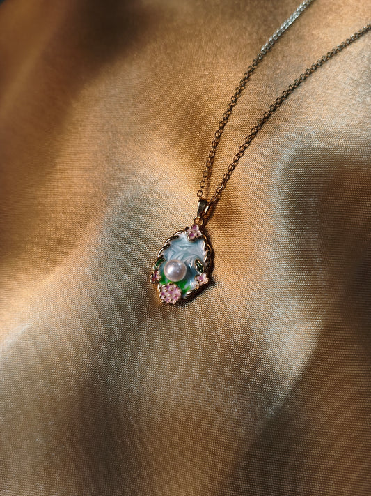 Spring Bloom Pearl Pendant