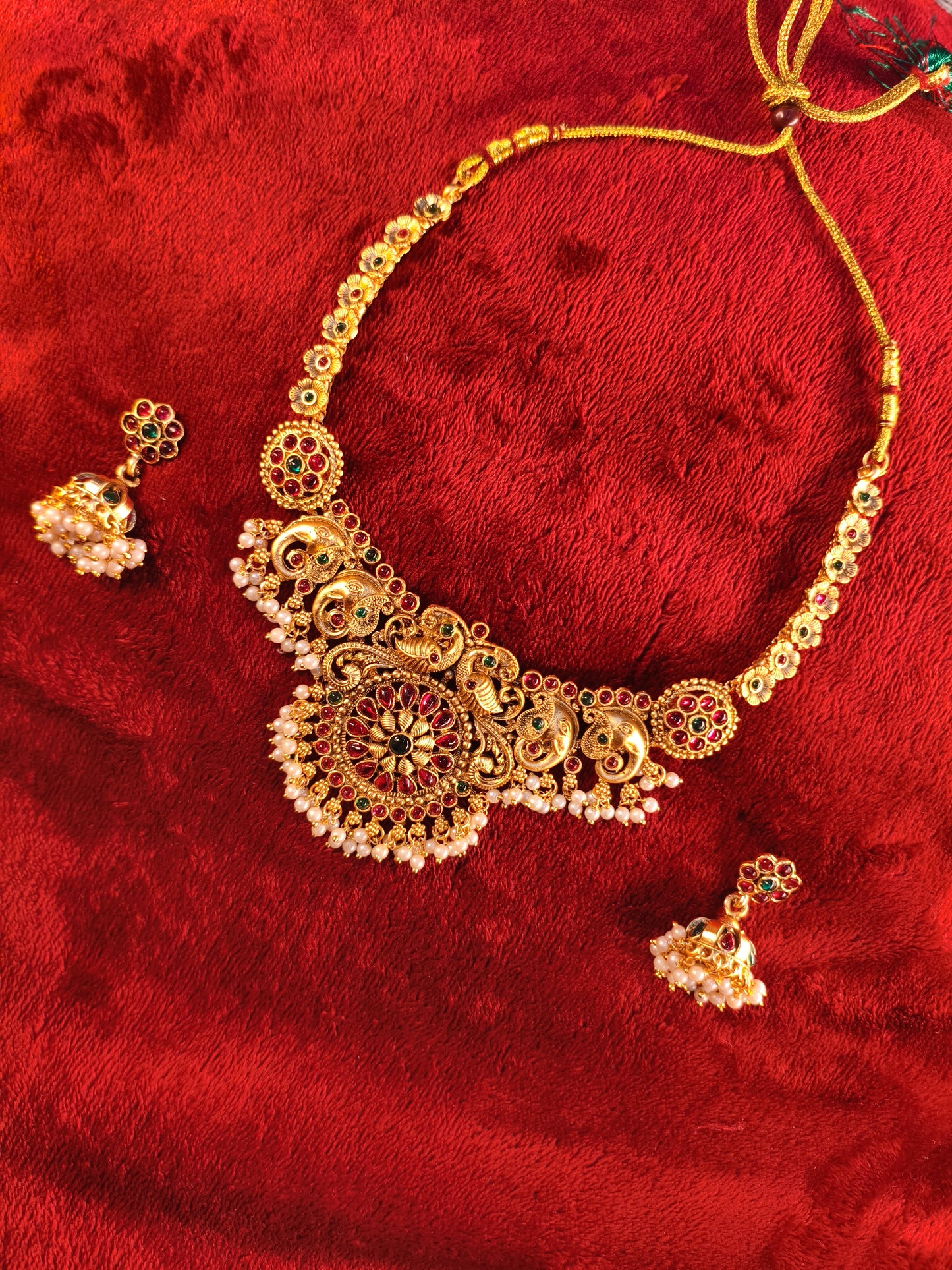Floral Temple Choker