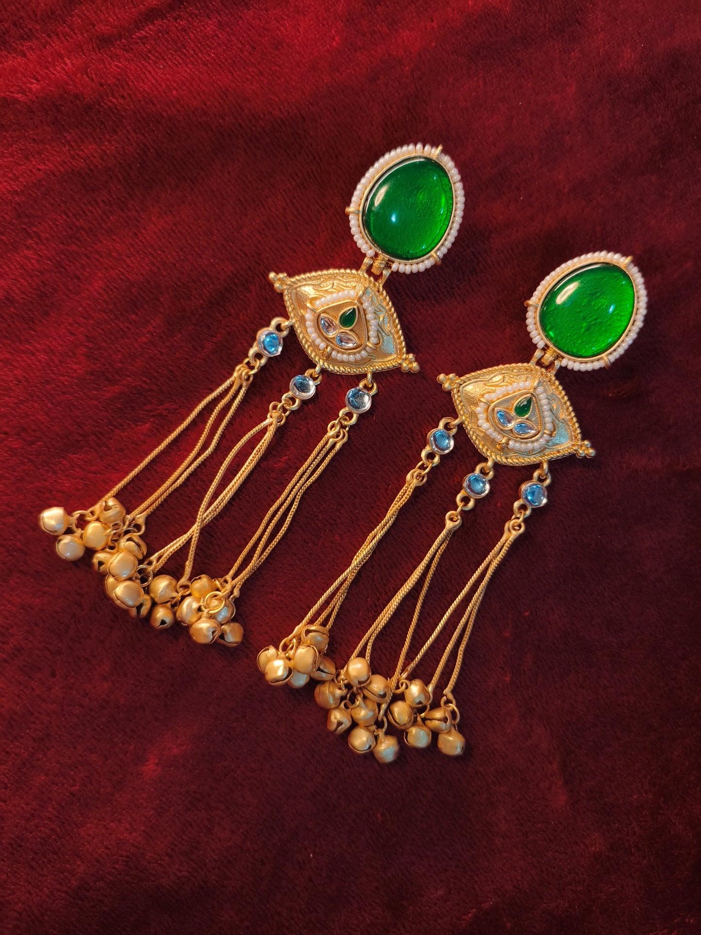 Traditional Kashmiri Dangler Earrings