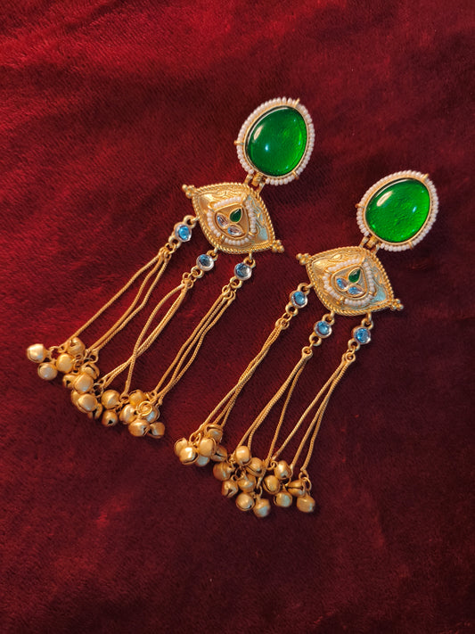 Traditional Kashmiri Dangler Earrings